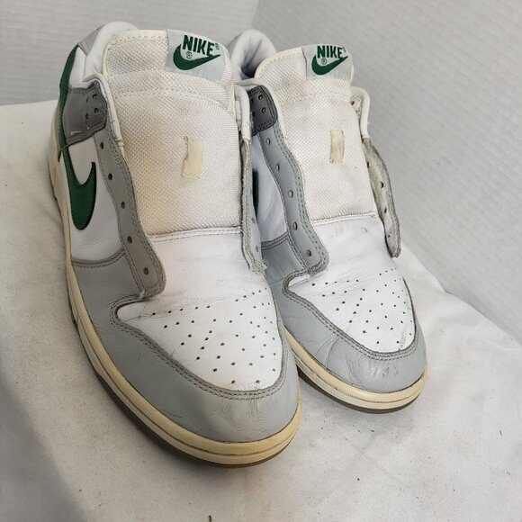 Nike Dunk Low Vintage Green White Grey Natural Size 11 2003 624044-131 Rare VTG - Picture 2 of 15